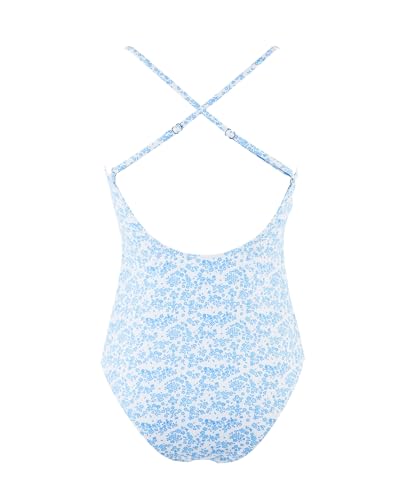 SUUKSESS Women Sexy Tummy Control One Piece Swimsuits Square Neck Bathing Suits2