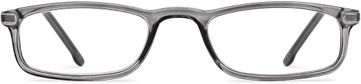 Lenskart Reading Glasses | Men &amp; Women | Transparent Rectangular Full Rim | + 2 Power | LR E13701
