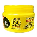 salon line sos cachos mel Mascarilla para el pelo Salon Line Máscara Meu Liso Muito + Liso 300ml