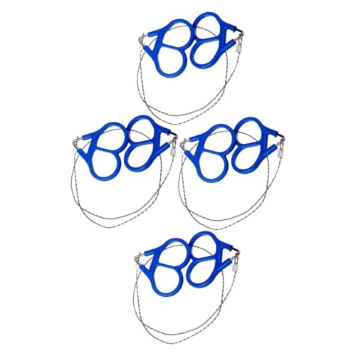 YARNOW Emergency Survival Wire Saws 4pcs Stainless Steel Wire Saws Compact Portable