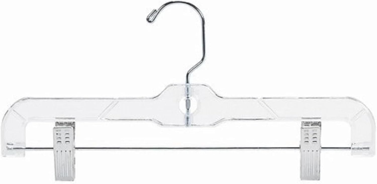 for Children's Clear Plastic Pant Skirt Hanger 12 Box of 30