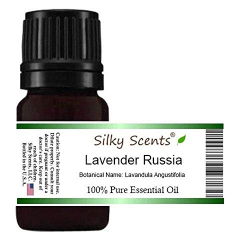 Silky Scents Lavender Russia Essential Oil (Lavandula Angustifolia) 100% Pure and Natural - 1OZ-30ML
