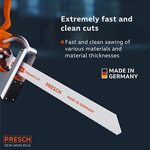 Presch Universal Reciprocating Saw Blades 210mm, 10 Pack - Image 3