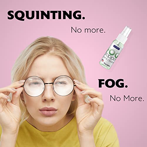 Purity Fog Stopper And Lens Cleaner Spray - Anti Fog Spray For Glasses & Non-Ar Coated Lenses - Fog Blocker And Anti-Static Lens Cleaning Spray For Glasses, Eyewear, Goggles And Masks - 2Oz #TOP1