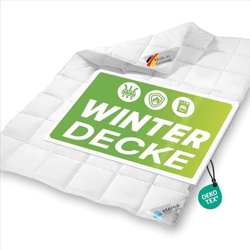 eterea Winterdecke 155x200 extra warm - Frieda Steppdecke nach Oekotex 100 - Ganzjahresdecke 155x200 - Extra Weiches Oberbett - Blanket Duvet Decke -...