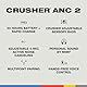 Skullcandy Crusher ANC 2 Over-Ear Noise Cancelling Wireless-Kopfhörer mit Sensory Bass, 50 Std. Akkulaufzeit, Skull-iQ, Alexa-Unterstützung, Mikro, Bluetooth-kompatibel - Schwarz