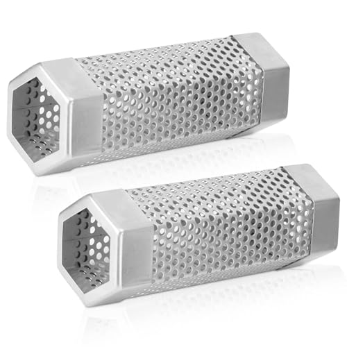 2pcs Pellet Smoker Tube Zum Grillen 30cm Grill-Räucherrohr Aus Edelstahl Für Pelletgrill, Sechseckiges Räucherrohr, Grillwerkzeuge, Tube Smoker