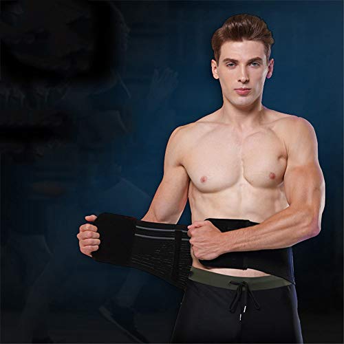 WEATLY Entrenador de la cintura de la correa del apoyo trasero Trimmer Deportes adelgaza...