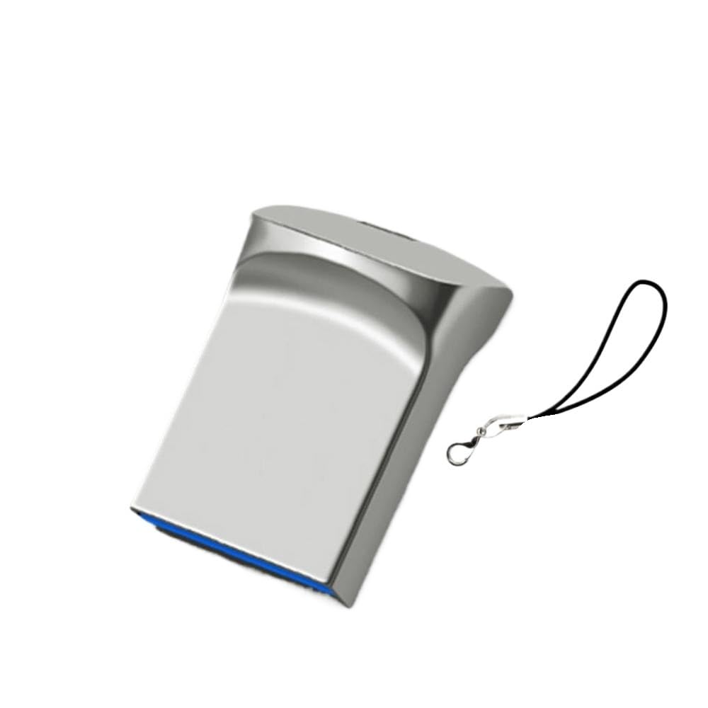 Compact USB 2.0 Flash Drive Metal Memory Stick 64GB 128GB 512GB U Disk Storage Device 16GB 32GB Portable USB Drive Ideal Gift(8GB)