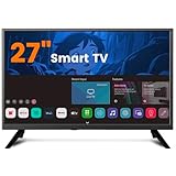 ZOSHING 27 Inch Smart TV,Small Television with HDMI Input,Built-in Digital Tuner/USB-Supports Wall-Mounted-for Bedroom,Kitchen,RV - Includes Remote Control