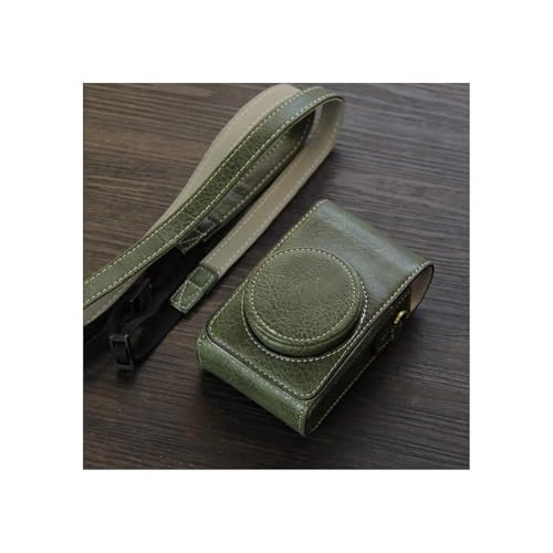 �Ή�/�݊������� PowerShot G7 X Mark III/PowerShot G7 X II �Ή� �J�����o�b�O ���[�P�[�X �V�����_�[�o�b�O(�O���[��)