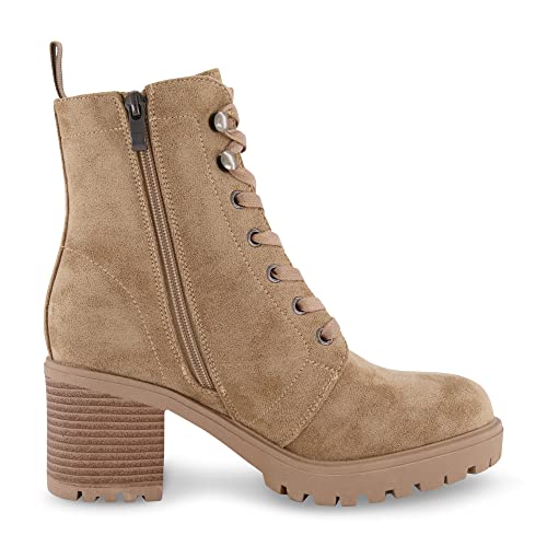 CUSHIONAIRE Women's James lace up boot +Memory Foam, Wide Widths Available4