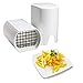 VGAGV Cutter per Patatine Fritte, Affettatrice Rapida A Taglio Naturale, Tagliaverdure, Tagliapasta, Tagliapasta, Tagliaverdure, Tritacarne, Tritacarne