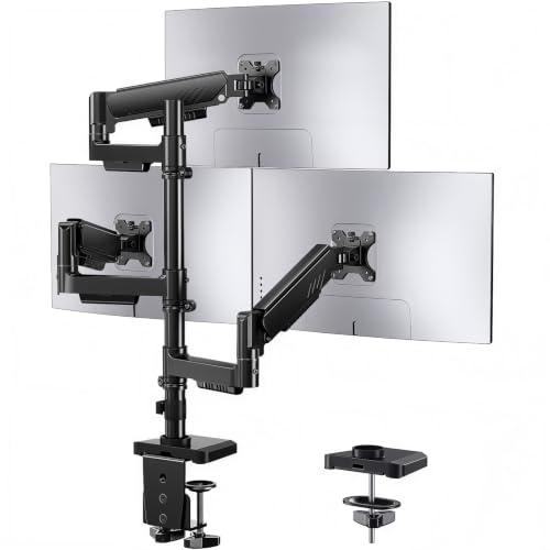 Image of ErGear Triple Monitor Mount for 13-32 Inch Screens, 19.8 lbs per Arm