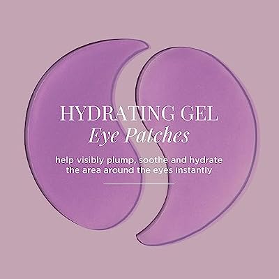 Meaningful Beauty Revive And Brighten Eye Mask, Hydrating Under Eye Patches with Melon Super Antioxidants and Hyaluronic Acid, Anti Aging Skin Care For All Skin Types, 60 Count