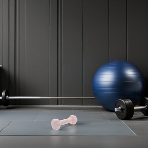 Haltère rose 1kg antidérapant pour tonifier les bras sans glisser