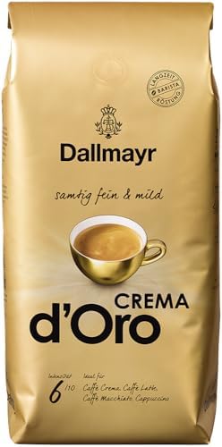 Dallmayr Crema D 'oro Mild and Bean Fine Pack of 1 x 1000g bag)