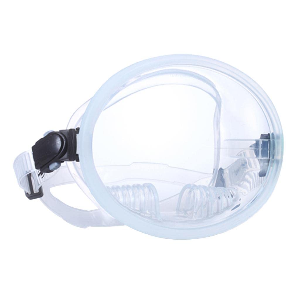 SM SunniMix Gafas de Buceo Antiniebla Snorkel Lente Ovaladas Clásicas Anteojos de Visibilidad Resistente al Agua - Claro