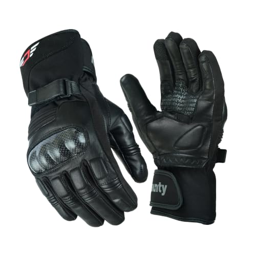 JAUNTY Winter Gloves Motorcycle for Men & Women, Waterproof ...