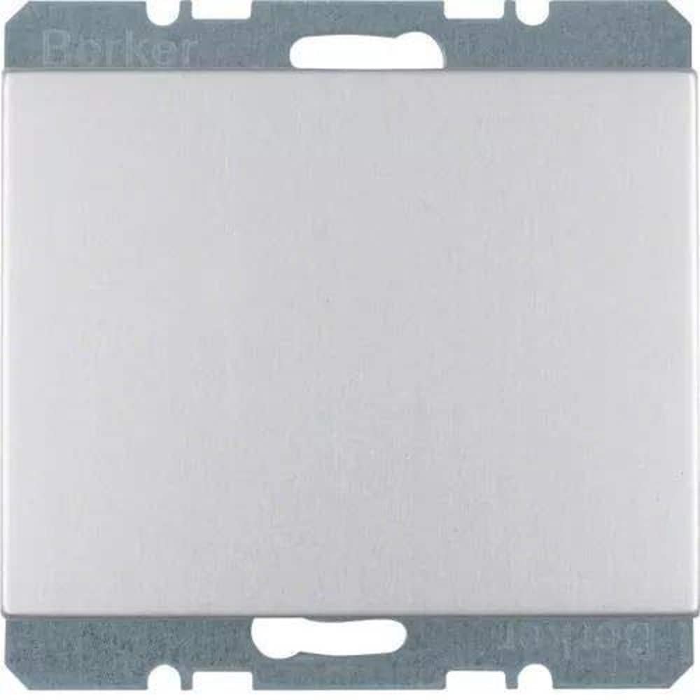 Plaque obturatrice K.5 en aluminium pour finition de boîtier électrique Berker