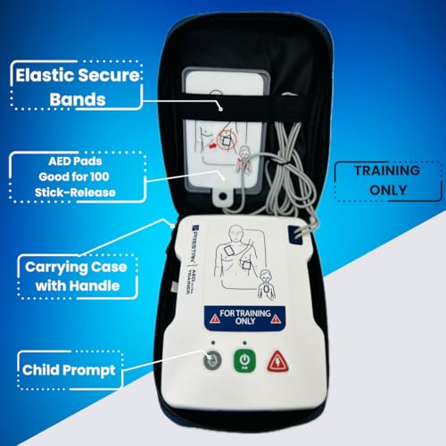 Image of MCR Medical Prestan AED UltraTrainer, Replacement Pads, & Pack of 10 of CTK3