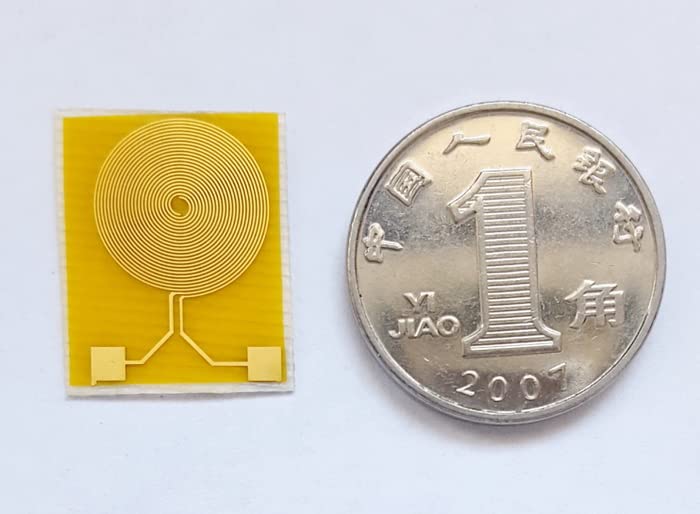 5 uds electrodo de oro interdigital flexible IDE de 0.001mm en sustrato de poliimida PI 3