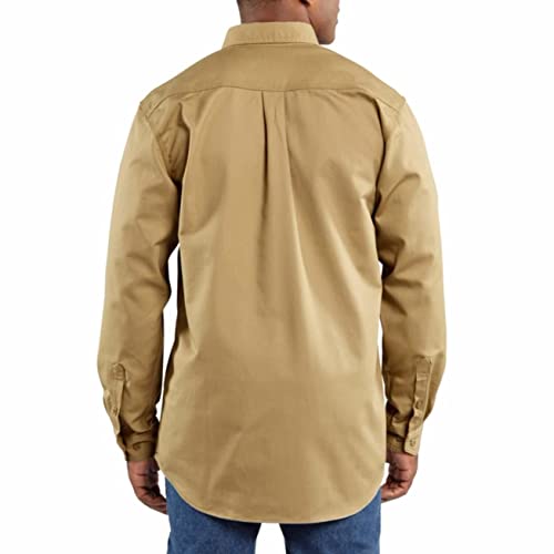 Carhartt Men's FRS160 Flame-Resistant Long Sleeve Twill Pocket Shirt3