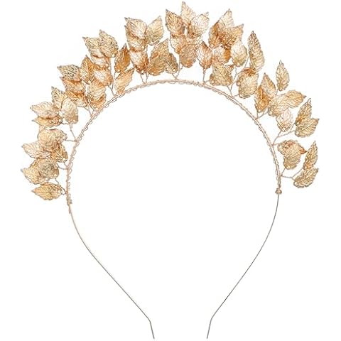 minkissy Golden Leaves Headband for Women Cover