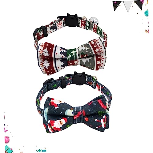 Collier de chien de Noël Mipcase pour petits chats et chiots (6 pièces)