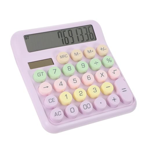 Calculadora pequeña portátil Veemoon ideal para llevar a la biblioteca y la oficina