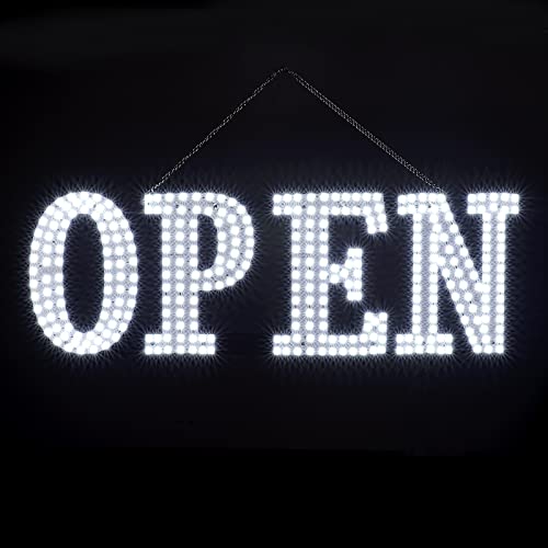 40"X14" Extra Large Led Open Signs For Business, Unique Design Super Bright Open Sign With Hanging Installation, High Visibility Open Sign For Stores Bar Hotel Retail Shops Window Salon Restaurant Office #TOP1