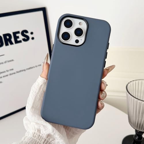 Coque Rigide Antichoc Mate pour iPhone 14 Gris Protection Couleur Bonbon