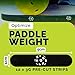 MIGHTY HALO Lead Tape for Pickleball Paddles | 12 Pre-Cut 3g Strips | Plastic-Coated, High-Performance Adhesive Weights