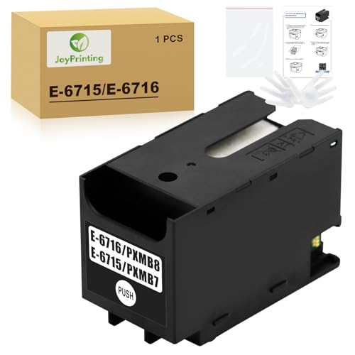 JoyPrinting T6715 6716 Ink Maintenance Box Replace T6715 T6716 C13T671600 C13T671500 for WF-4720DWF WF-4725DWF WF-4730DTWF WF-4740DTWF WF-C529R WF-C529RDTW WF-C579RDTWF WF-C579RD2TWF