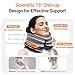 Built-in Inflatable Neck Stretcher, Cervical Traction Device with High-Front & Low-Back for Effective Traction and Support, Neck Decompression Devices with 3-Layer Chambers in Varied Sizes, Home Use