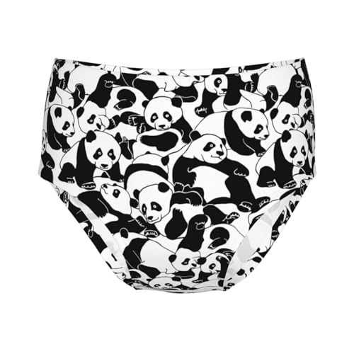 Young Pandas Girls' Underwear Soft Cotton Little Girls Panties Comfort Briefs