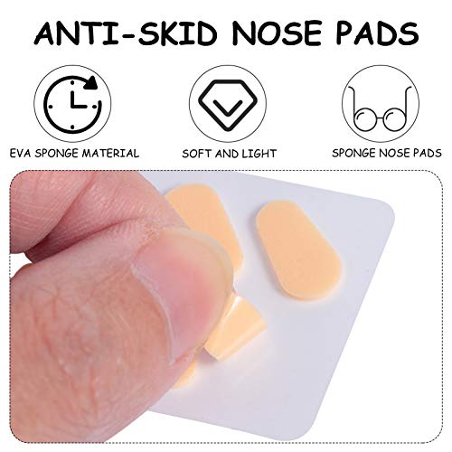 ARTIBETTER 40 Pares Adesivo Esponja Almofadas Nariz Óculos Almofadas Nariz Macio Auto Anti- Slip Nos