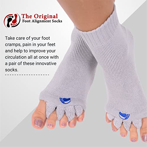 My Happy Feet Foot Alignment Socks with Toe Separators for Men or Women2
