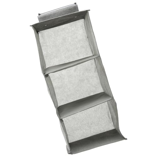 Organizador de almacenamiento de ropa resistente con 3 capas de lino 2