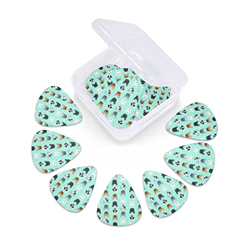 Médiators de guitare 12-Pack médiators de guitare bouledogue français mignons pour guitare électrique guitare acoustique… - Les Beatles, Paul McCartney, John Lennon, RIngo Starr, George Harrison Médiators de guitare 12-Pack médiators de guitare bouledogue français mignons pour guitare électrique guitare acoustique… – Image 6