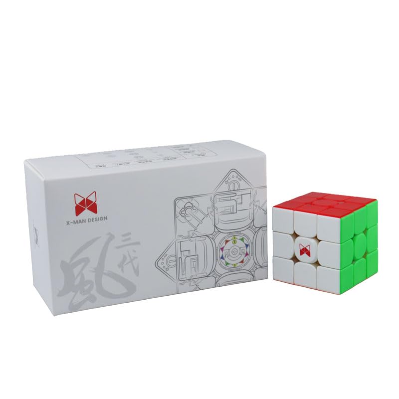Logica Giochi - X-Man Tornado V4 Pioneer - Speedcubing - 3x3 MagLev UV - Per Appassionati e Professionisti