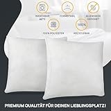 LILENO HOME Kissenfüllung 50x60 (6er Set) | Pralle Füllung für Couchkissen & Dekokissen 50x60 | Wolkenweiches Sofa Pillow & Schlafkissen Made in Germany | Kissen Set mit Oeko-Tex Klasse 1