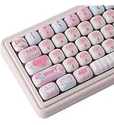 Amazon.com: TYRIXKI PBT Keycaps 139 Keys MOA Profile Cute Keycaps