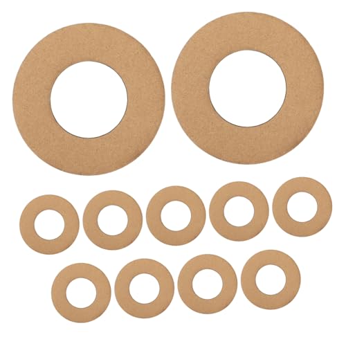IWOWHERO 55pcs Paper Wreath Craft for Floral Decor Outer Lightweight