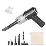 alca® Akku Handstaubsauger kabellos Mini Staubsauger mit Gebläsefunktion Handsauger kompakt tragbar leicht kabellos mit USB-C 7,4 V - 50 W