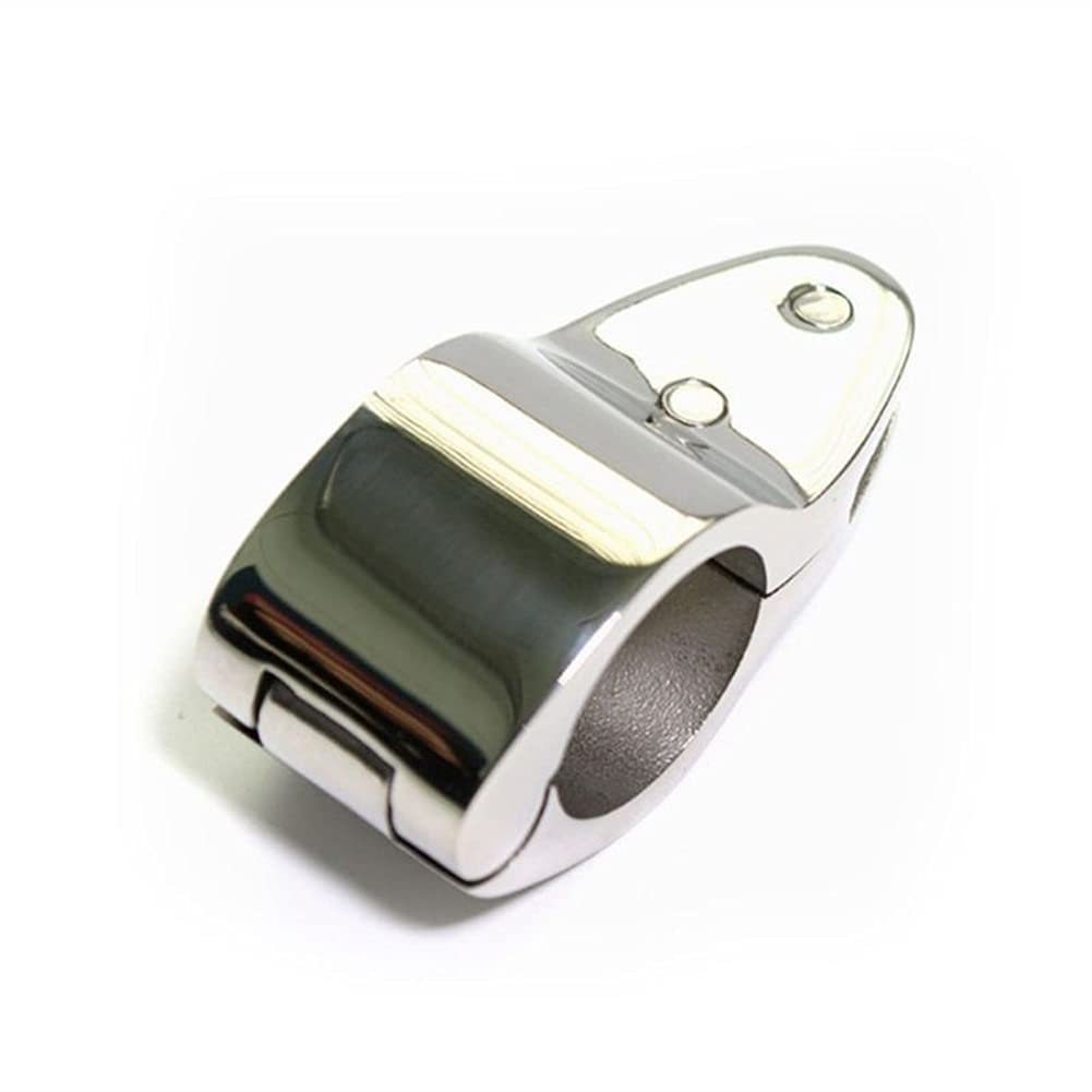20/22/30/32 mm in acciaio inox 316 raccordo per barca superiore incernierato con 2 viti ganasce scorrevole facile da installare hardware marino (L)