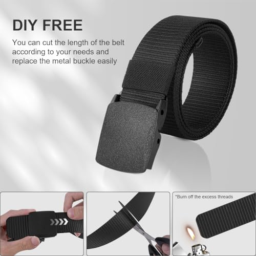 Nylon Web Belts, Work Belts for Men, Outdoor Military Belt, Plastic Buckle Mens Nylon Belt, Adjustable Nylon Belt4