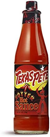 Texas Pete Hotter Hot Sauce, 6 Ounce (12 Bottles)