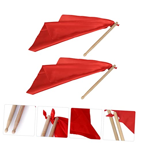 Baquetas de madera para tambor de cintura BESPORTBLE, 1 par, para actuaciones de león danzante y percusión miniatura 7