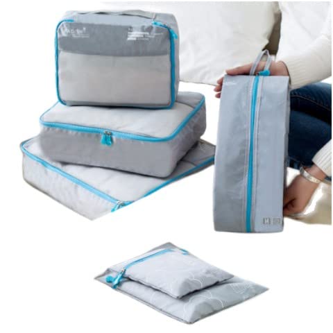 Cubi da imballaggio Cubi da imballaggio da Viaggio, Cubi Multifunzione Organizzatore di Bagagli Borsa da Valigia a Compressione da Viaggio Impermeabile